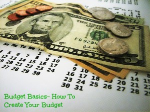 how to create your budget